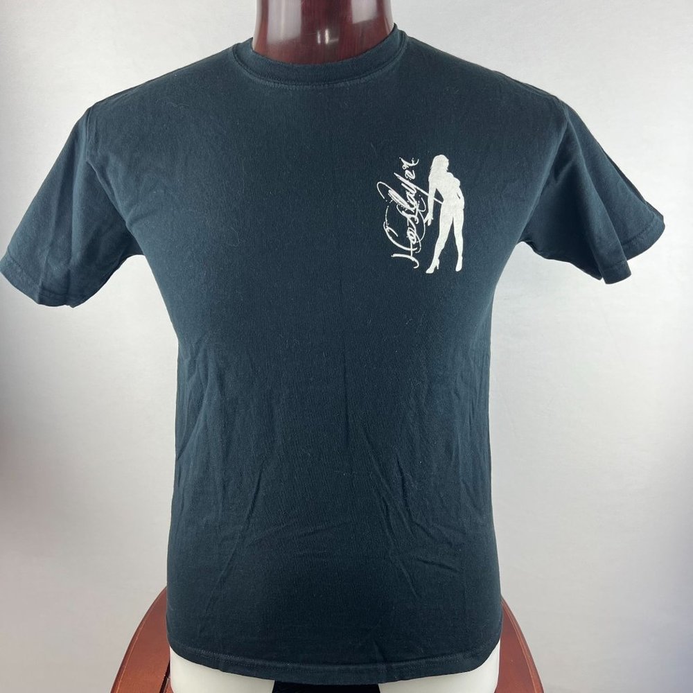 HoSlayer Brand Rode Her Like I Stole Her Large T-Shirt